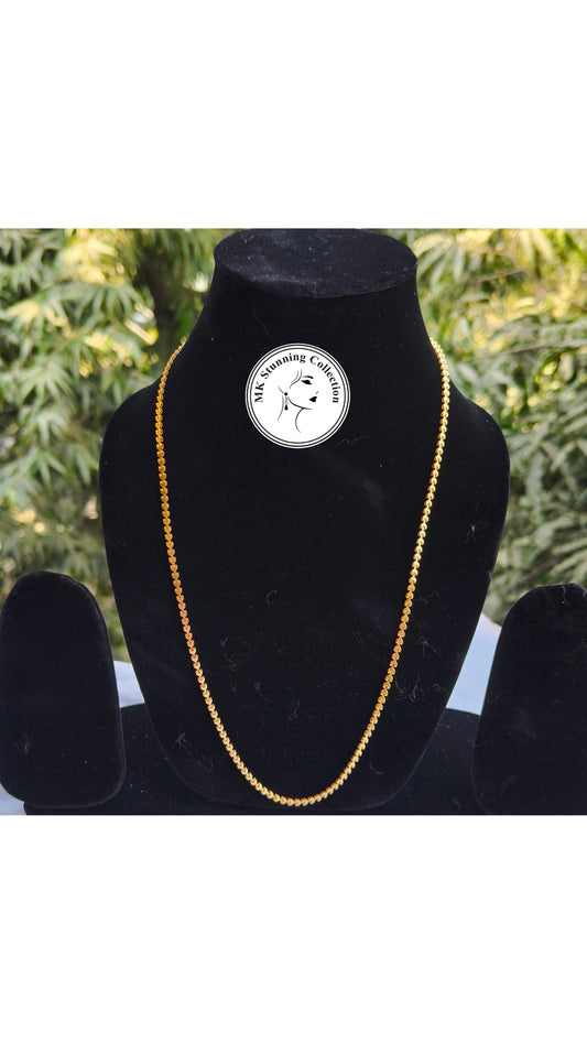 Elegant Gold-Tone Chain Necklace – Classic Everyday Jewelry