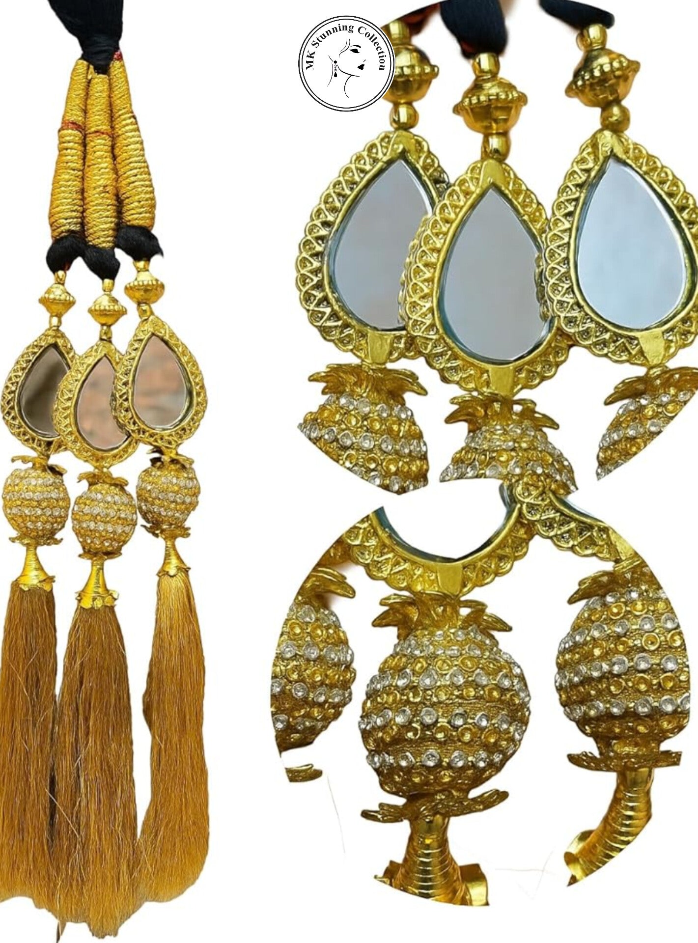 Traditional Gold Mirror Parandi